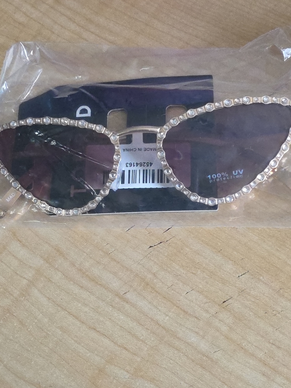 torrid Rose Gold Rhinestone Cat-Eye Sunglasses